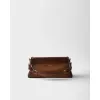 Prada Black Leather Shoulder Bag 1BC262 #A55688