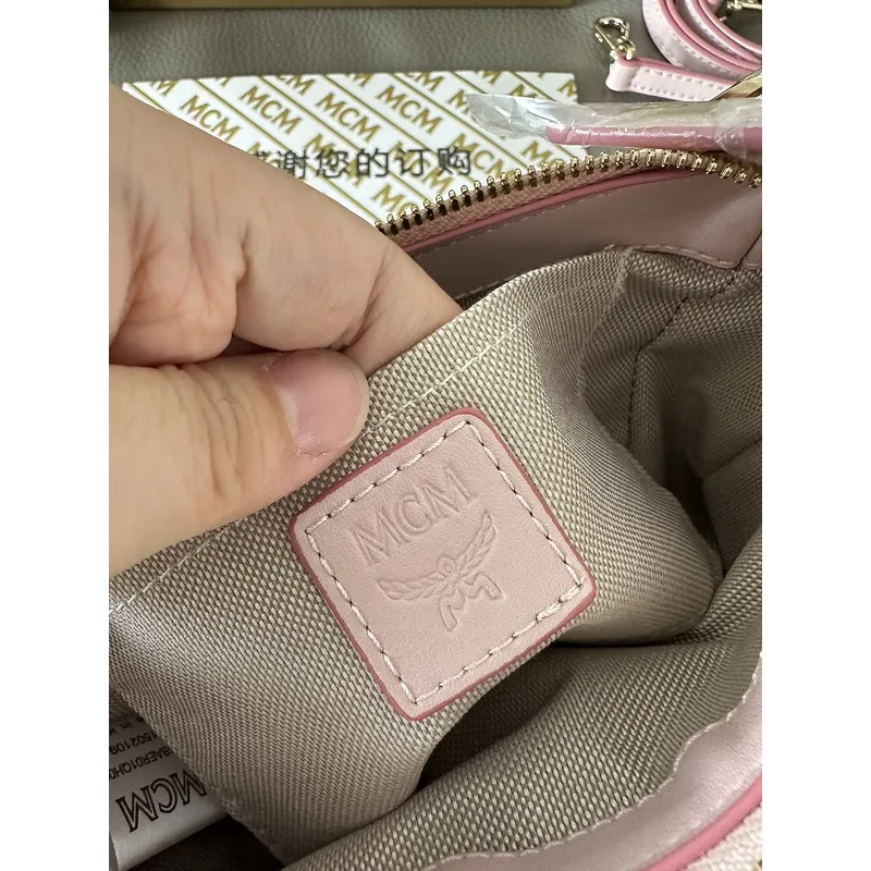 MCM Visetos Nappa Mini Delmy Chain Shoulder Bag Size:12.5x21.0x5.0cm #A49132 MCM Visetos Nappa Mini Delmy Chain Shoulder Bag Size:12.5x21.0x5.0cm #A49132