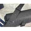 Black D-ior Messenger Bag With Embossed Patterns For Fashion Forward Looks size:23×18×6cm #A54116