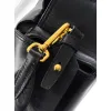 Prada Cahier Messenger Bag (2 Colors) – Burgundy/Black Leather with Gold-Tone Triangle Logo & Buckle Hardware #A59179