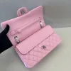 Authentic Chanel Classic Flap Bag in Light  Caviar Leather good Hardware  Wide 25cm #A54376