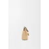 Loewe Medium Ola Raffia & Leather Shoulder Bag, 26 x 13 x 18 cm #A63229