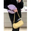 Loewe Womens Cylinder Shoulder Bag - Yellow Pleated Leather, Gold-Tone Hardware, Adjustable Strap, Stylish Barrel Bag with Anagram Logo #A56849