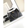 Chanel Quilted Leather Tote With Gold Chain Strap And Iconic CC Logo size:36×24×12cm #A54381