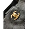 Chanel Quilted Leather Tote With Gold Chain Strap And Iconic CC Logo size:36×24×12cm #A54381