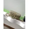 Chanel Quilted Mini Handbag With Top Handle And Gold Chain Strap size:11×20×8cm #A54382