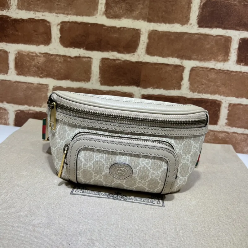 Gucci GG Monogram Canvas Belt Bag Collection in Diverse Styles size:24×13×5cm #A53679