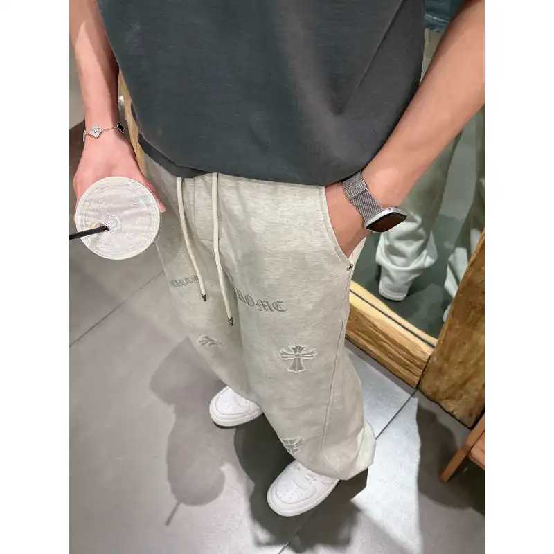 Chrome Hearts Pants for Chrome Hearts long pants for men #A60793