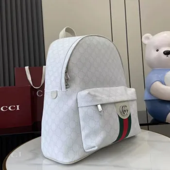 Luxury Gucci Backpack With Iconic GG Pattern And Web Stripe Design size:36.5×41×18cm #A53844 Luxury Gucci Backpack With Iconic GG Pattern And Web Stripe Design size:36.5×41×18cm #A53844