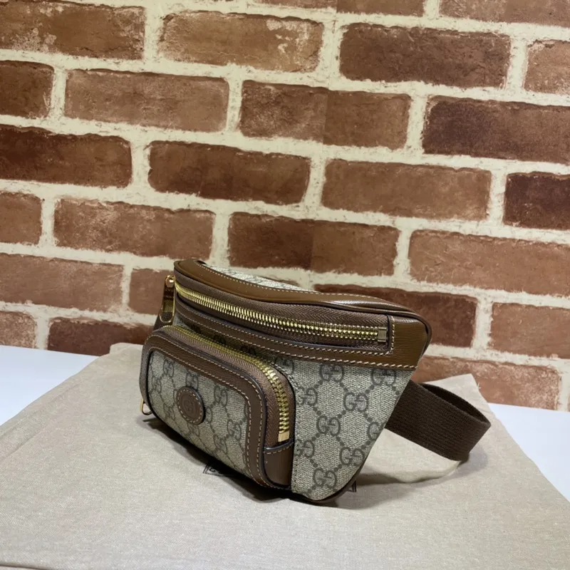Gucci GG Monogram Canvas Belt Bag Collection in Diverse Styles size:24×13×5cm #A53679