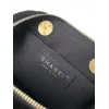 Chanel Burgundy Quilted Velvet Handbag With Top Handle And Gold Chain Strap size:11×20×8cm #A54387