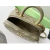 Chanel Quilted Mini Handbag With Top Handle And Gold Chain Strap size:11×20×8cm #A54382