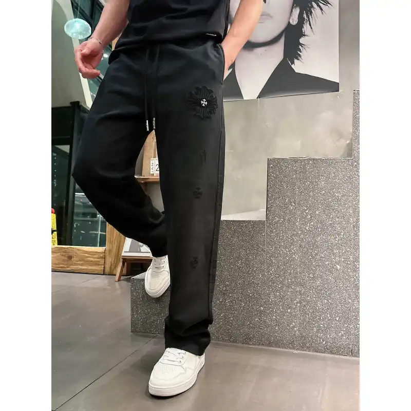 Chrome Hearts Pants for Chrome Hearts long pants for men #A60786