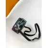 Louis Vuitton Black Multicolor Monogram Crossbody Bag With Adjustable Strap size:20×13×6cm #A54071