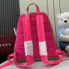 Gucci GG Supreme Backpack With Bold Pink Logo Detailing size:36×41×18cm #A53379 Gucci GG Supreme Backpack With Bold Pink Logo Detailing size:36×41×18cm #A53379