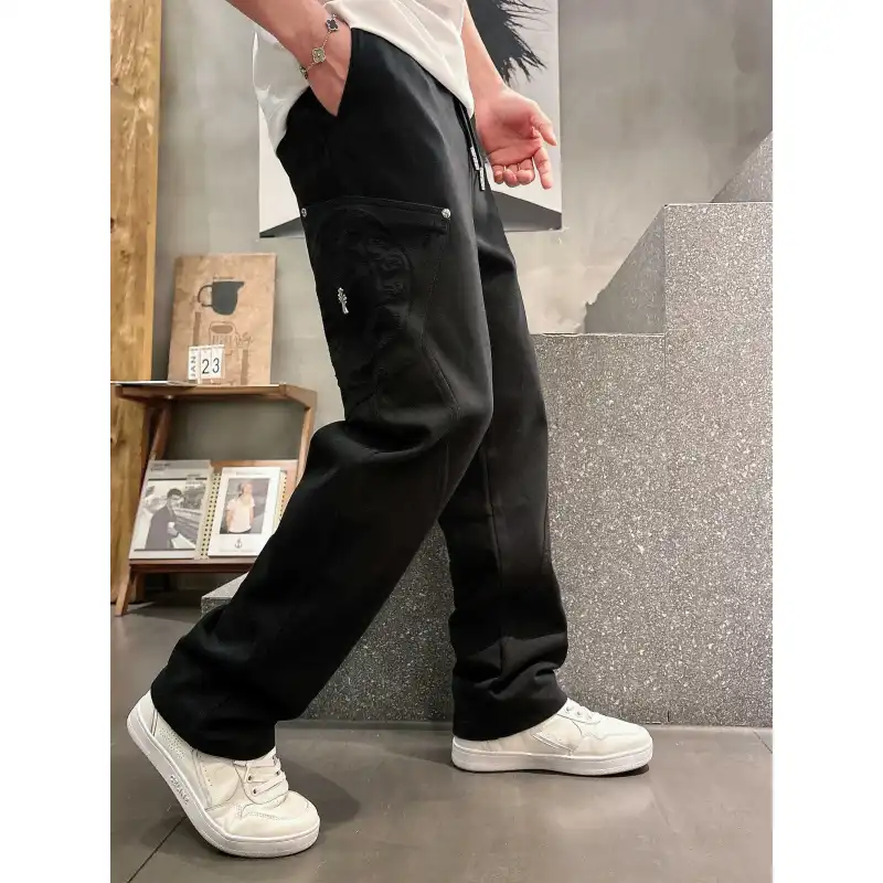 Chrome Hearts Pants for Chrome Hearts long pants for men #A60796
