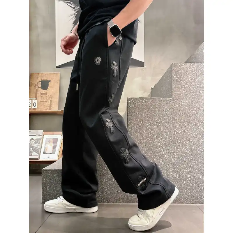 Chrome Hearts Pants for Chrome Hearts long pants for men #A60782