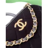 Chanel Burgundy Quilted Velvet Handbag With Top Handle And Gold Chain Strap size:11×20×8cm #A54387