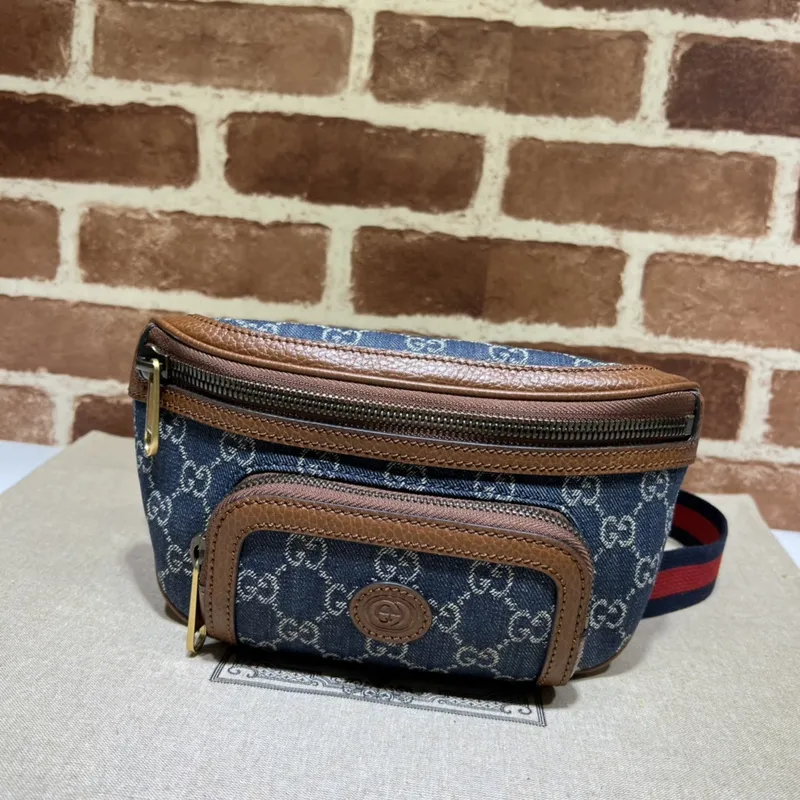 Gucci GG Monogram Canvas Belt Bag Collection in Diverse Styles size:24×13×5cm #A53679