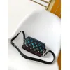 Louis Vuitton Black Multicolor Monogram Crossbody Bag With Adjustable Strap size:20×13×6cm #A54071
