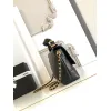 Chanel Black Quilted Leather Handbag With Gold Chain Strap And Iconic CC Logo size:18×29×8cm #A54386