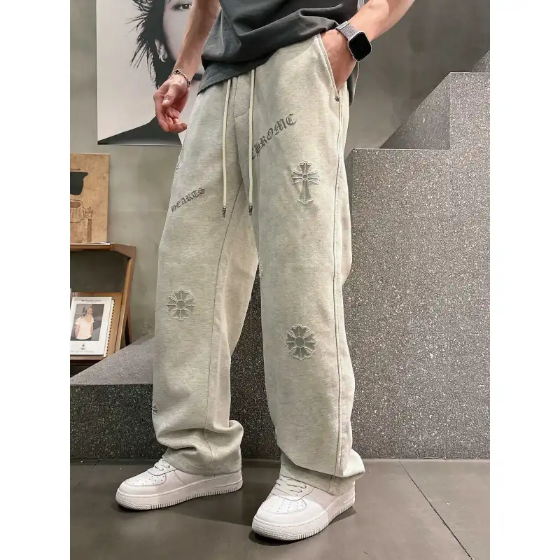 Chrome Hearts Pants for Chrome Hearts long pants for men #A60793