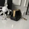 Chanel AS5912 Lambskin Pearl Trim Evening Bag 10×20×7cm #A64997 Chanel AS5912 Lambskin Pearl Trim Evening Bag 10×20×7cm #A64997