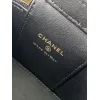 Chanel Quilted Caviar Leather Mini Vanity Bag With Gold Chain Strap And CC Logo size:11×8×7cm #A54384