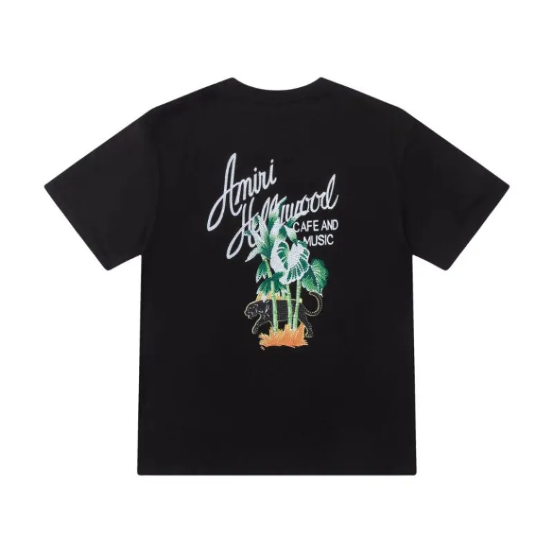 Amiri T-shirts Black/White #A51180