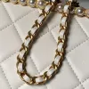 Chanel AS5912 Lambskin Pearl Trim Evening Bag 10×20×7cm #A64997 Chanel AS5912 Lambskin Pearl Trim Evening Bag 10×20×7cm #A64997