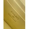 Chanel Quilted Caviar Leather Mini Vanity Bag With Gold Chain Strap And CC Logo size:9×17×8cm #A54385