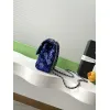 Chanel Blue Sequin - Embellished Flap Bag With Signature CC Logo size:14×21×8cm #A53500 Chanel Blue Sequin - Embellished Flap Bag With Signature CC Logo size:14×21×8cm #A53500