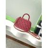 Chanel Burgundy Quilted Velvet Handbag With Top Handle And Gold Chain Strap size:11×20×8cm #A54387