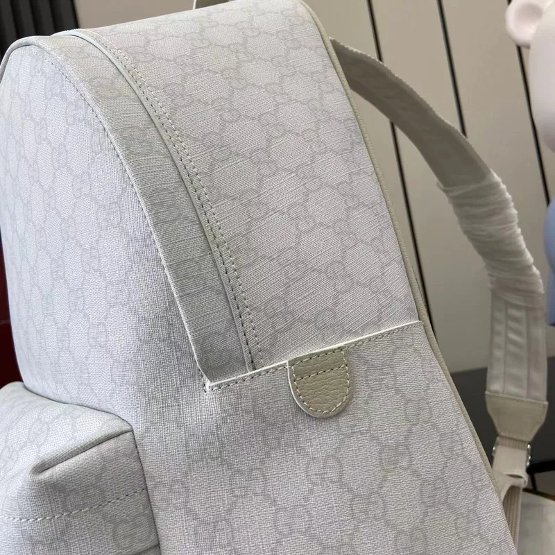 Luxury Gucci Backpack With Iconic GG Pattern And Web Stripe Design size:36.5×41×18cm #A53844 Luxury Gucci Backpack With Iconic GG Pattern And Web Stripe Design size:36.5×41×18cm #A53844