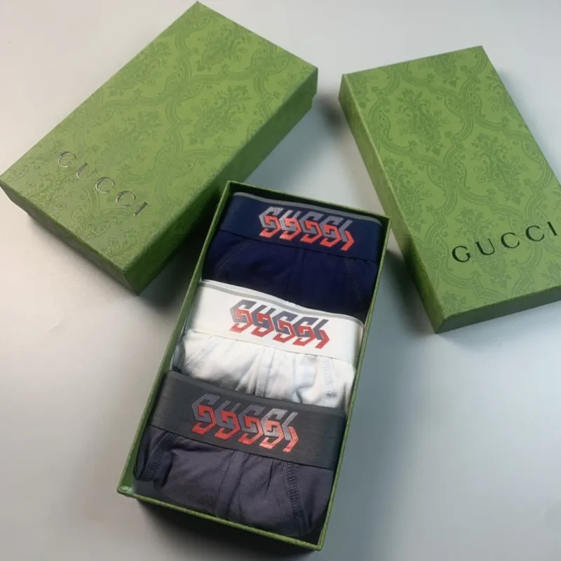 Gucci Underwears for Men 3 pairs per box #A65863