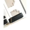 Chanel Black Quilted Leather Handbag With Gold Chain Strap And Iconic CC Logo size:18×29×8cm #A54386