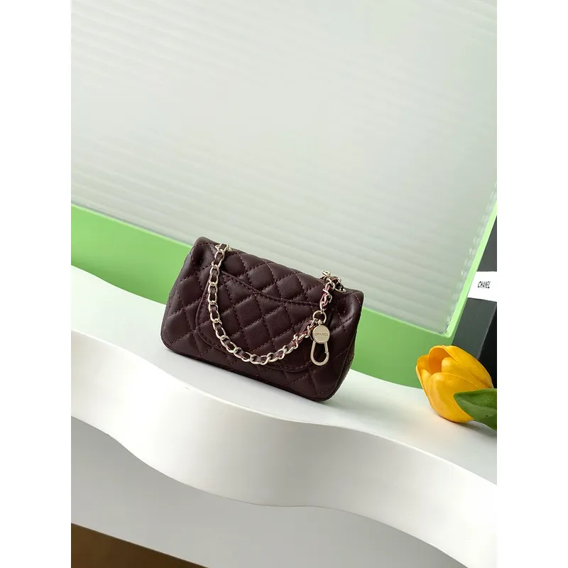 Chanel Mini Flap Bag Quilted Leather Heart Charm & CC Logo Timeless Elegance size:12×8×cm #A54206 Chanel Mini Flap Bag Quilted Leather Heart Charm & CC Logo Timeless Elegance size:12×8×cm #A54206