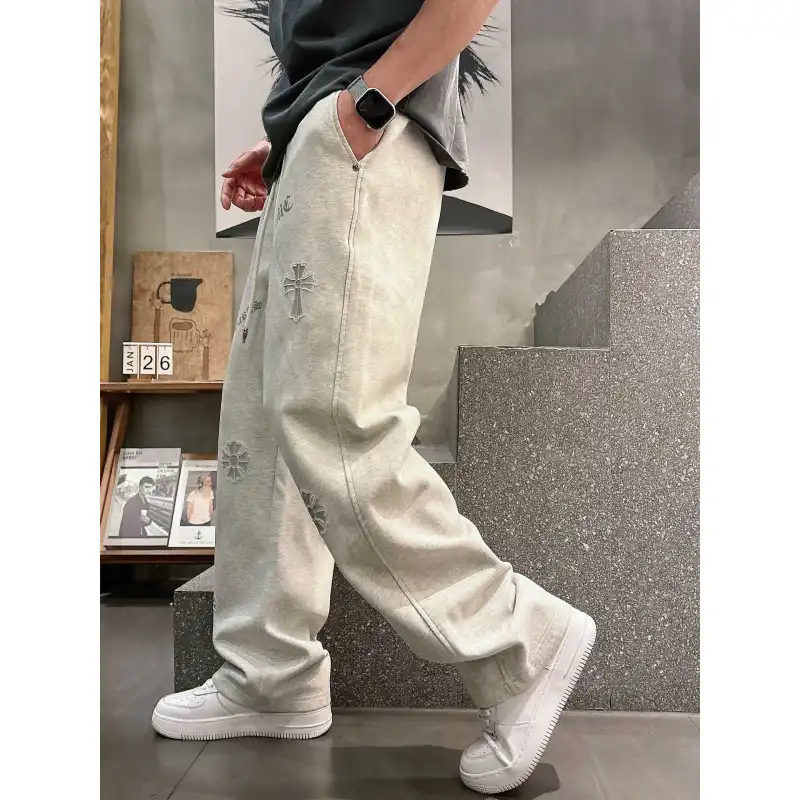 Chrome Hearts Pants for Chrome Hearts long pants for men #A60793