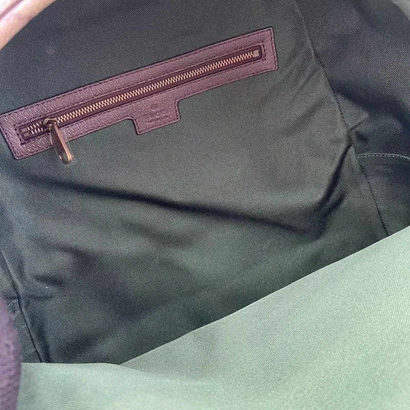 Gucci GG Supreme Canvas Backpack With Web Stripe And Double G Detail size:36×41×18cm #A53743 Gucci GG Supreme Canvas Backpack With Web Stripe And Double G Detail size:36×41×18cm #A53743