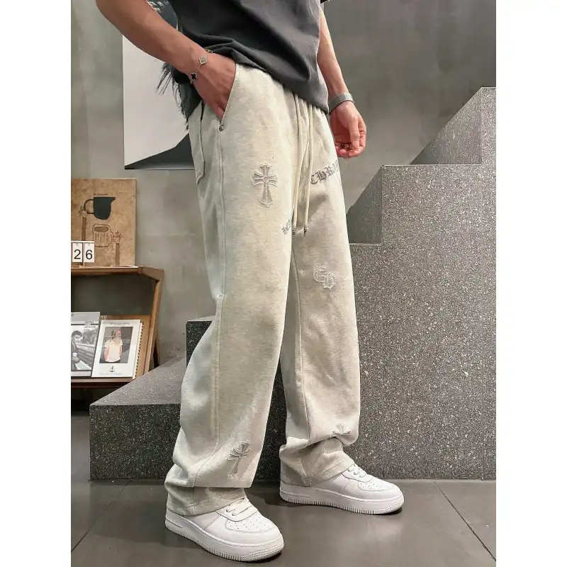 Chrome Hearts Pants for Chrome Hearts long pants for men #A60793