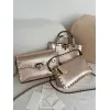 valentino Garavani Rockstud Metallic Leather Tote Bag 23×15.5×6cm #A65016