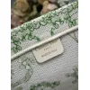 Dior Toile de Jouy Garden Embroidery Canvas Book Tote Bag #A65913