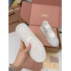 Miu Miu Womens Soft Leather Mary Jane Sneakers #A66070