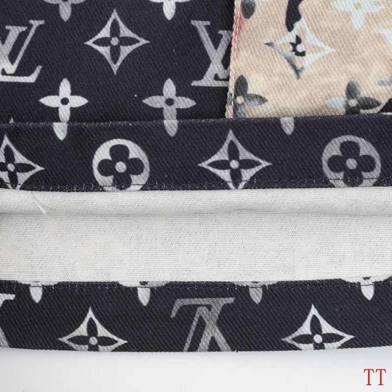 Louis Vuitton Bleach Effect Monogram Denim Pants #A52980