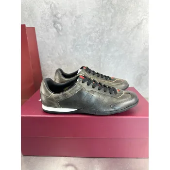 Gucci Mens Shift Series Retro Suede and Tech Fabric Sneakers #A66059