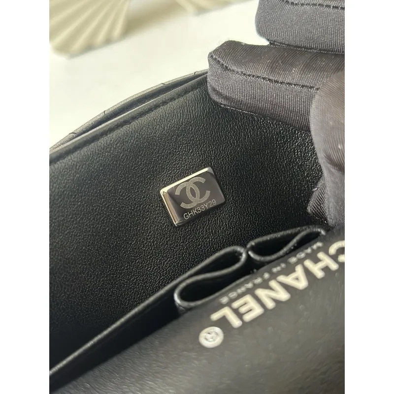 Chanel No.112 Iridescent Gradient Classic Flap Bag Gold CC Chain Quilted Leather Shoulder Bag #A65959 Chanel No.112 Iridescent Gradient Classic Flap Bag Gold CC Chain Quilted Leather Shoulder Bag #A65959
