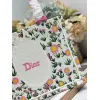 Dior Toile de Jouy Garden Embroidery Canvas Book Tote Bag #A65912
