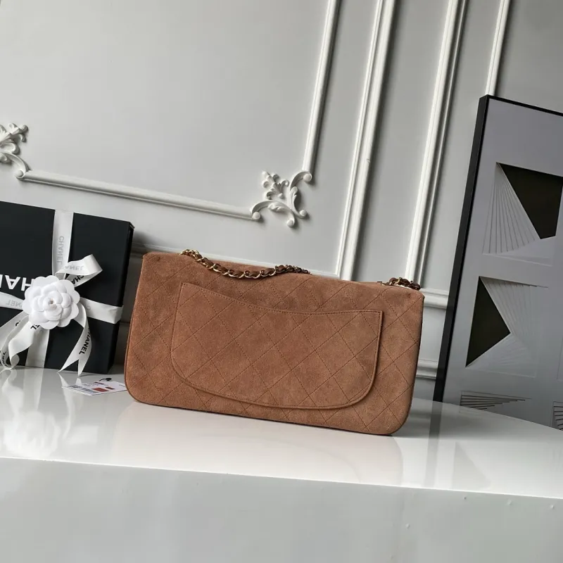Chanel AS6281 Maxi Classic Flap Bag Vintage Gold Hardware Suede Leather Shoulder Handbag #A65955 Chanel AS6281 Maxi Classic Flap Bag Vintage Gold Hardware Suede Leather Shoulder Handbag #A65955