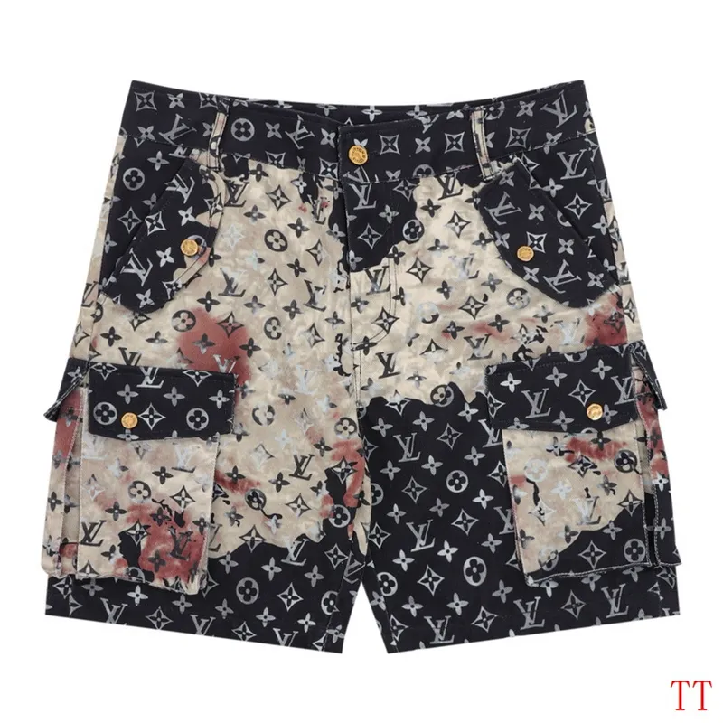 Louis Vuitton Bleach Effect Monogram Denim Pants #A52980