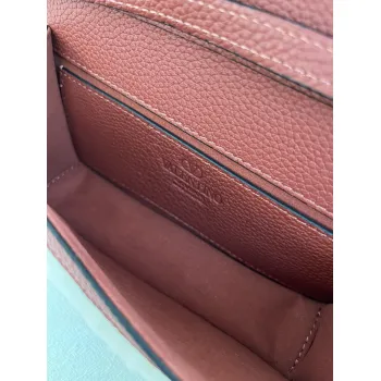 valentino MINI LOC Shearling & Leather Crossbody Bag 20×11×5cm #A65017